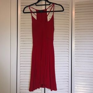 Express red dress